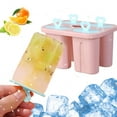 thumbnail image 4 of Food Grade Plastic Popsicle Molds 4-Grid with Lid, Easy Release Ice Cream Cheese Stick Maker 12x7x7cm, Home Use, Pink White Blue, 4 of 6
