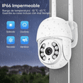 thumbnail image 2 of 2pcs Cámaras De Seguridad Exterior Wifi Hd Ip Visión Alarma Malubero, Color Blanco, 2 of 5