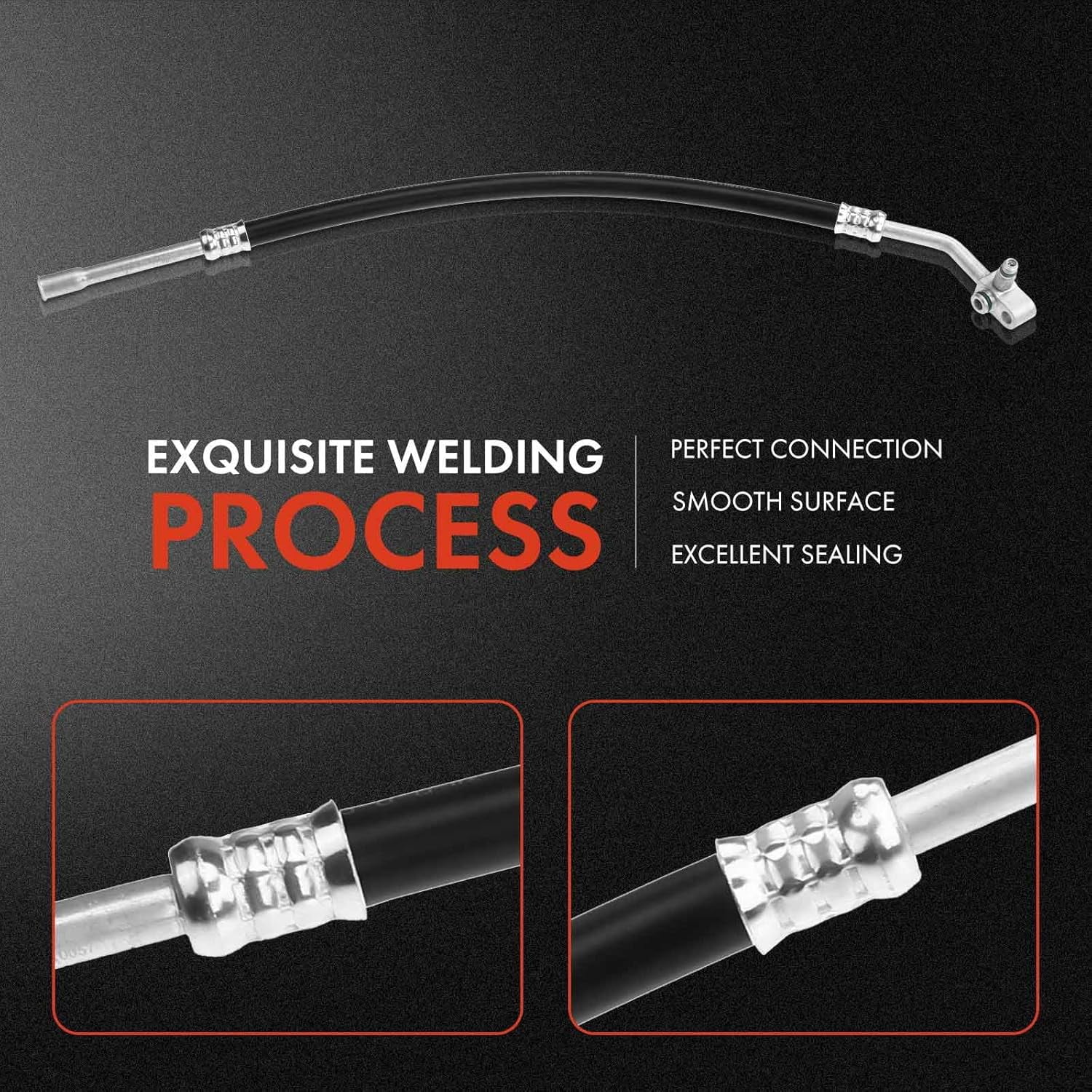 A-Premium A/C Discharge Hose Compatible with Jeep Grand Cherokee Base Laredo Limited Orvis SE Orvis 1993-1997 L6 4.0L OHV