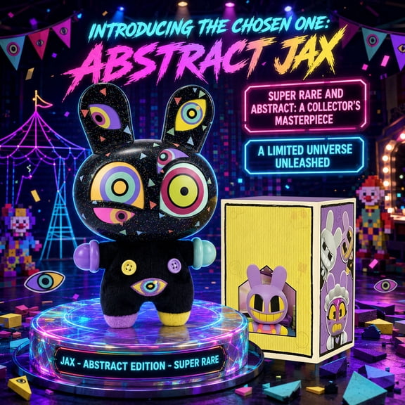 2026 New Cute Digital-Circus Abstracted Jax Plush Figures, 6" Collectible Gifts for Anime Fans Halloween Decor, Birthday Gift
