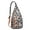 Rose-gold-1, variant on Highland Cow Print Canvas Sling Bag - Rustic Farmhouse Crossbody Backpack for Men & Women, Cute Cow Lovers Shoulder Daypack (Black & White Cow Pattern, Funny Farm Design, Unisex Casual Rucksack)