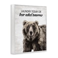 thumbnail image 3 of Stupell Industries Bear Naked Tomorrow Funny Laundry Quotes and Sayings Painting White Framed Art Print Wall Art, 24 x 30, 3 of 8