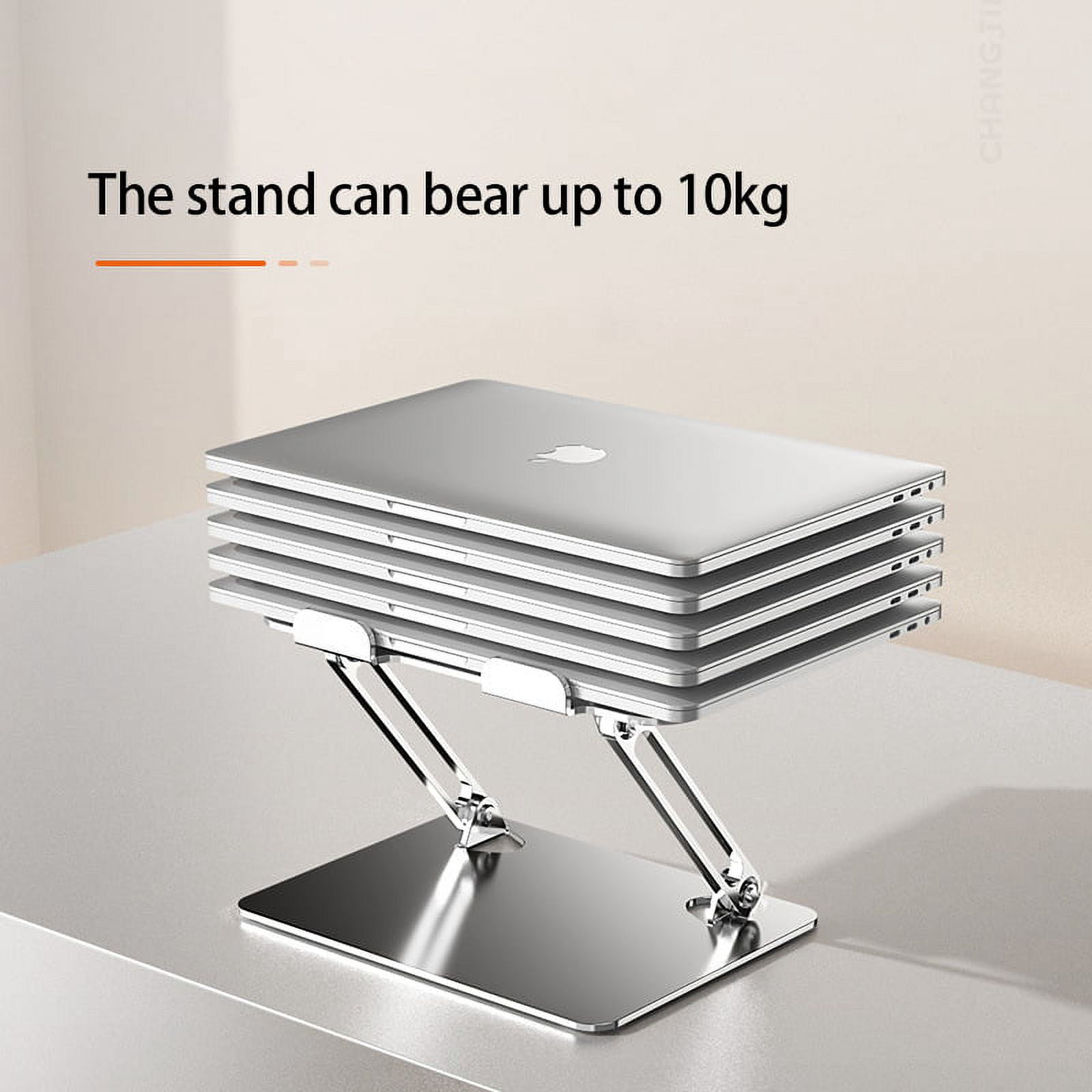 Wehilion Adjustable Computer Stand for Laptop,Portable Laptop Stand,Ergonomic Notebook Riser with Heat-Vent,Multi-Angle Elevator for 10"-17" Laptop,Tablet,Graphics Drawing Tablet