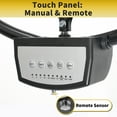 thumbnail image 3 of 5000 CFM 20 inch Orbital Remote Control Wall Mounted Fan, 1/5HP Motor, Manual & Remote Operation, Timer, Oscillation & Tilting, 3 Speed, 9ft Power Cord Industrial and Commercial- UL Listed, 3 of 8