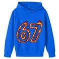 thumbnail image 3 of SGMVNU Hoodies for Boys Casual Quarter Zip Pullover Tractical Long Sleeve Outdoor Athletic Youth Sweathshirt Fall Clothes, for 11-12 Years Kids, az1222_1-Blue, 3 of 4