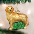 thumbnail image 2 of Adorno navideño de cristal Old World Christmas Golden Retriever, 9 cm, 2 of 6