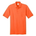 thumbnail image 5 of Mafoose Men Core Blend Polo Male Knit Pocket Shirt Safety Orange 5XL, 5 of 6