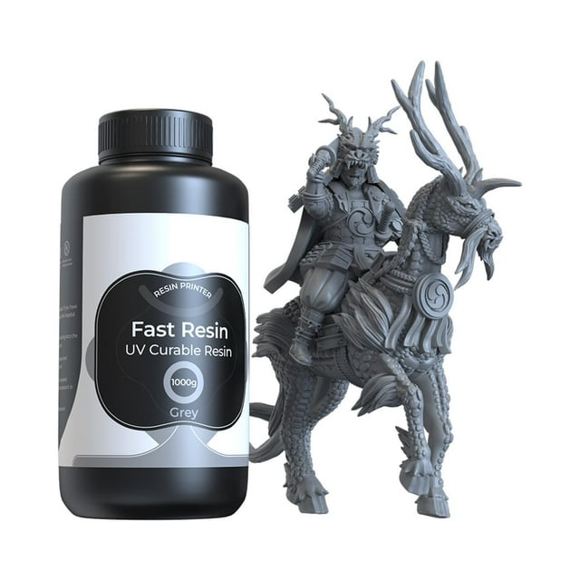 Resin Creality Fast UV Curable Resin for All of the UV LCD 3D Printers HALOT Mage Pro/ HALOT SKY/ HALOT ONE /Halot RAY Support Fast Printing Speed Flexible and Rigidity Low