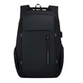 thumbnail image 2 of Mochila para hombre de 15,6 pulgadas con carga USB, impermeable, para ordenador portátil, informal, de negocios, 2 of 2