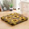 thumbnail image 3 of Sunny Golden Sunflower Zabuton - Thick & Soft Meditation Cushion for Cross-Legged Sitting, 3 of 4