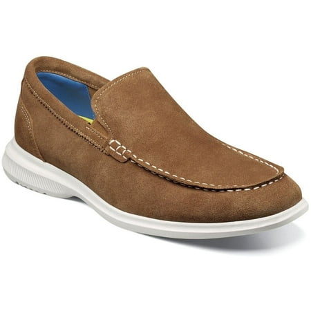 

Florsheim Hamptons Moc Toe Venetian Loafer Walking Shoes Tan Suede 14397-244