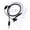 black, variant on DEBGFS Security Headset Anti-radiation Spiral Tube Earpiece With 3.5 mm Headphone Jack For Or Android Devices,blue
