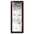 thumbnail image 1 of ArtToFrames 12x35" Matte mahogany Diploma Picture Frame, Brown Wood Poster Frame, with Regular Acrylic and 2 (FBPL-5108), 1 of 6