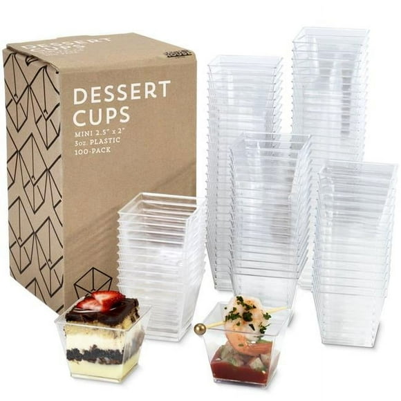 Brybelly KDCT-102 3 oz Mini Dessert Cups, Pack of 100