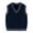 Navy, variant on fatyb Sweater Vest for Boys Girls V Neck Cable Knit Kids School Uniform Vest Sleeveless Dress Pullover