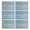 Blue Grey Texture-11, variant on Durable Blue Linen Placemats, Set of 6 – Stain Resistant Table Place Mats Foldable Dinner Mats for Dining Table Decor for Indoor & Outdoor Settings