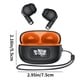 thumbnail image 3 of Auriculares inalámbricos Bluetooth 5.3 | Auriculares internos con pantalla digital de batería | Reducción de ruido inteligente | Resistente al agua | Subwoofer | Estuche de carga de 350 mAh | Tipo-C, 3 of 8