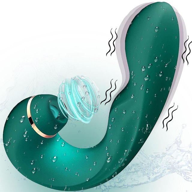 Sex Toys for Women, G Spot Vibrator Thrusting dildo for Female, Partner Adult Toys for Personal Massage(Green).