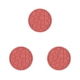 thumbnail image 1 of serony 1/2/3 Tapis de Table Rond Chauffe Résistant Anti-Écaillage à l'Huile Set de Table Lavable Hôtel Restaurant Théière Bol Tampon d'Isolation Rouge 3PCS, 1 of 6