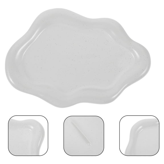 FRCOLOR  Trinket Tray Jewelry Organizer Bowl Candy Bowls Decorative White