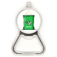 thumbnail image 1 of Poubelle de Classification en Métal, Ouvre-Bouteille de Bière en Acier Inoxydable, 1 of 3