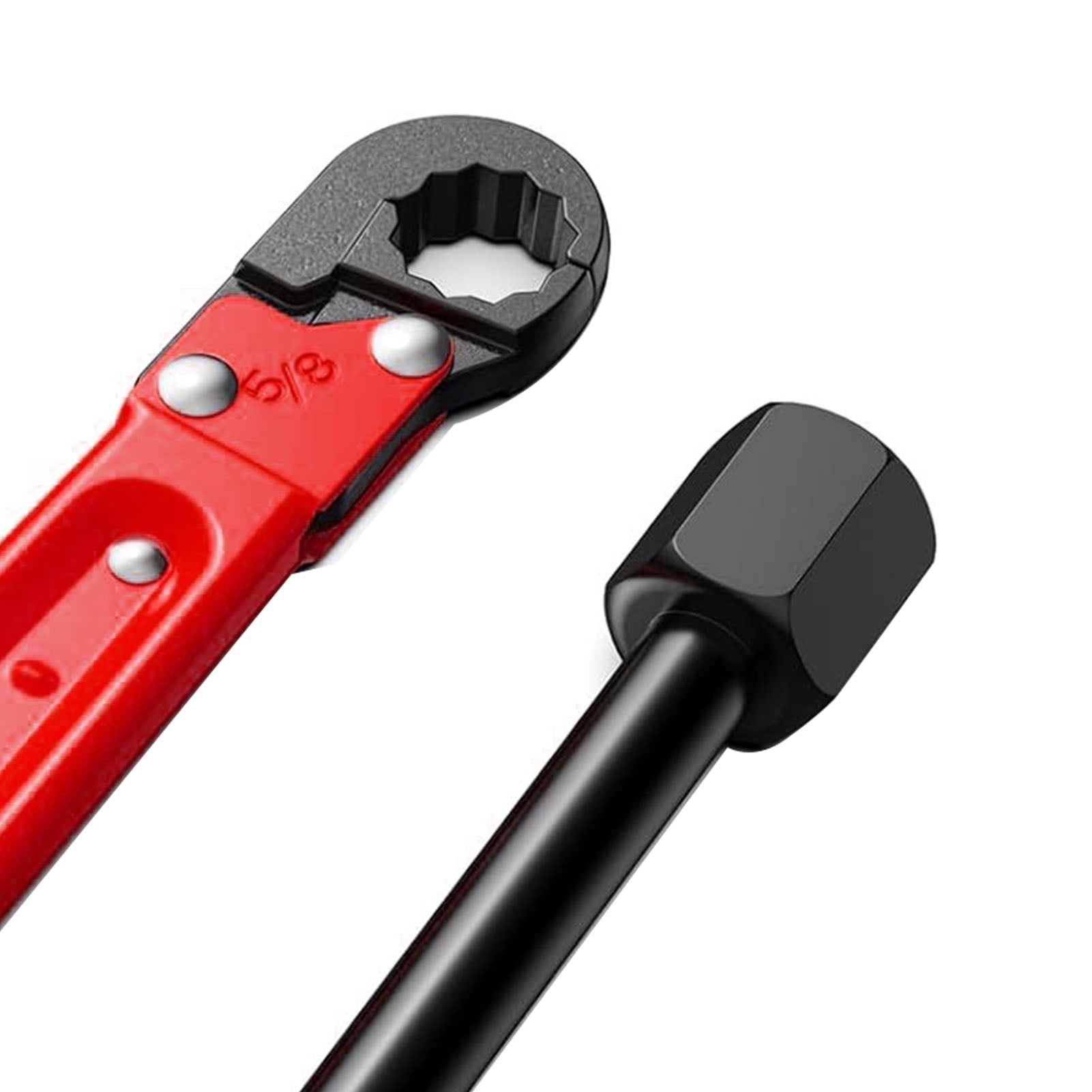 NFTIGB Angle Stop Wrench Set Dual Action Adjustable Jaw Steel Plumbing Tools Plumber Spanner Double Ended Pipe Wrench for Installation (10.63 inches / 27 cm)