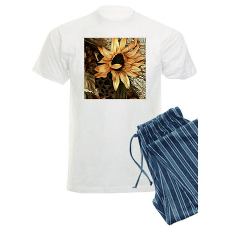 

CafePress - Sunflower Pajamas - Men s Light Pajamas