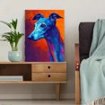 thumbnail image 5 of Abstract Vibrant Dog Canvas Wall Art, Modern Pet Print for Living Room Bedroom Dining Room Office Dog Lover Gift Decor, 5 of 8