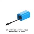 thumbnail image 2 of 7.4V 12000mAh High-Capacity Rechargeable Battery for Bait Boats, Lightweight & Easy Installation, Stable Performance with Precise Energy Conversion, Ideal for Extended Fishing Trips, Plastic & Metal, 2 of 5