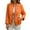 *Orange, variant on ClodeEU Women's Quilted Jacket,Long Sleeve Zip Up Coat ,Plaid Print Outwear With Pockets White,Womens Plus S