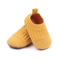 thumbnail image 2 of Baby Shoes,Breathable Mesh Sneakers for Toddlers Non Barefoot Sole Design Lightweight Flexible Baby Boys Girls First Walking Shoes,Toddler Boy Shoes,Yellow,0-6 Months, 2 of 4