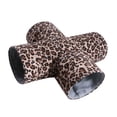 thumbnail image 1 of lionlar Collapsible Pet Hamster Tunnel Toys Tubes Portable for Small Animals Rabbit Four Four way, 1 of 9