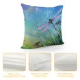 thumbnail image 4 of Chilfamy Dragonfly Grass Sky Pillow Covers for Couch Sofa Indoor Outdoor Pillow Case Soft and Durable All Year Round Suitable Throw Pillow Cover 1 PC 22x22in, 4 of 5