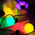 thumbnail image 4 of LSLJS 16.4Ft, 20 Lights, Outdoor Camping Ambient Lights, Large Orb String Lights, Led Colored Lights, Tent Decorative Lights Camping Plug-in, Camping Light, 4 of 6