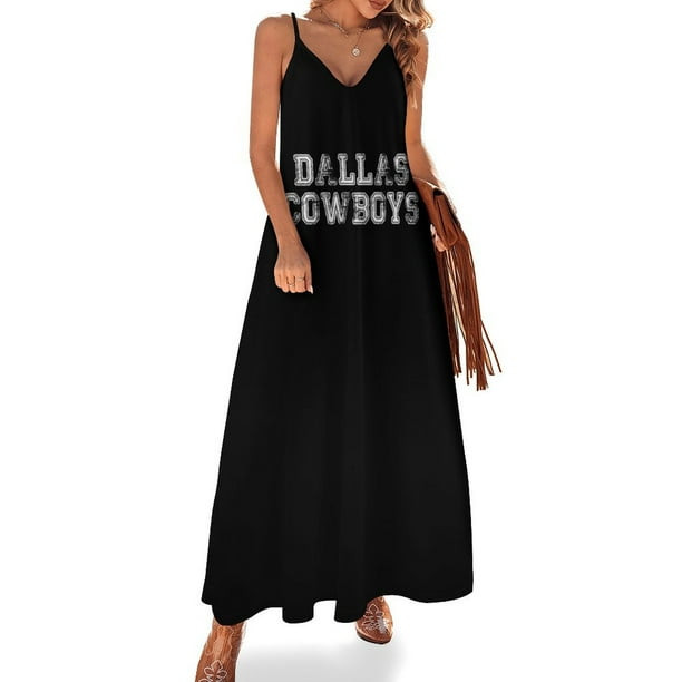CAMISETA DE VAQUERO DALLAS Vestido sin mangas Vestido de mujer Vestidos de noche para mujer