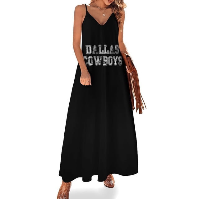 CAMISETA DE VAQUERO DALLAS Vestido sin mangas Vestido de mujer Vestidos de noche para mujer