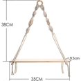 thumbnail image 4 of Wall Hanging Shelf ,Boho Shelves With Wood Shelf ,2 Pcs Handmade Macrame Shelf for Hanging Plants an, 4 of 5