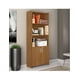 thumbnail image 5 of Librero SKAL LIVING 5 Repisas Moderno Decorativo Con Puertas Cafe Claro 56118, 5 of 7