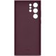 thumbnail image 4 of Samsung Galaxy S22 Ultra Silicone Cover, Protective Phone Case, Soft, Sleek Protection, Slim Design, Matte Finish, US Version, Burgundy, (EF-PS908TEEG, 4 of 5