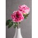 thumbnail image 2 of DII Flor Peonía Rosa Claro Design Imports Juego de 3, 2 of 2