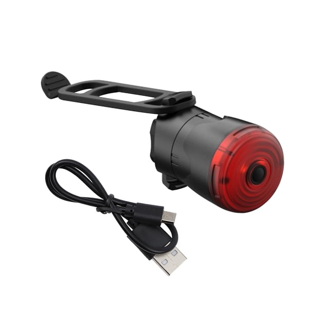 Soidarity Bicicleta bicicleta luz trasera recargable BikeSeat Post luz impermeable freno advertencia lámpara trasera luces de seguridad Ciclismo Binde Soidarity OD001804-01B