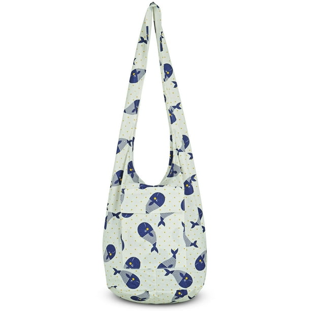 Tu acogedor bolso bandolera Boho bolso de algodón hecho a mano para unisex