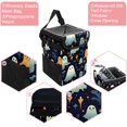 thumbnail image 2 of Ghost Car Trash Can with Foldable Lid, Leak-proof and Hanging Storage Bag - Trash Can for Car, Car Trash Bin, 2 of 6