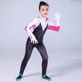 thumbnail image 5 of Disfraz de Spider Gwen Disfraz de superhéroe para niños Máscara de superhéroe para niñas Halloween C, 5 of 5