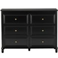 thumbnail image 2 of Little Seeds Piper Kids' 6-Drawer Dresser, Black, 2 of 10