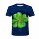 thumbnail image 4 of Tops a la moda para mujer, divertidas camisetas blancas holgadas informales con estampado del Día de San Patricio, camiseta con estampado de blusa Pompotops  hfajkhk127318, 4 of 9