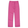 thumbnail image 4 of Ketyyh-chn99 Girls Cotton Ankle Length Leggings Baby and Toddler Girl's Cotton Ribbed Pull On Pants Leggings Size for 9-10 Years,Hot Pink, 4 of 6