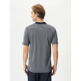 thumbnail image 4 of Minimal Patterned Short Sleeve Textured Polo Neck T-Shirt, 4 of 6