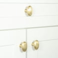 thumbnail image 5 of Grandeur 853601 Anneau 1-3/4" Solid Brass Classic Flat Oval Cabinet Knob - Grey, 5 of 7