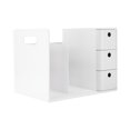 thumbnail image 1 of Office Organizer, Orderly Storage Bookshelf Desk Storage Organizer Occupies Less Space Large Capacity  For Home For Office For Classroom White, 1 of 8
